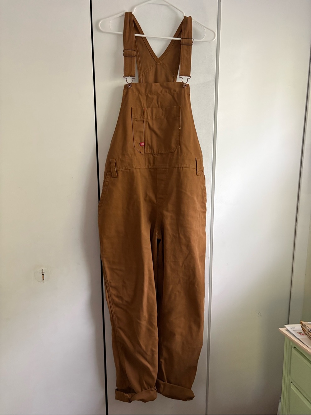 Dickies Brown Cargo Overalls Jumpsuit